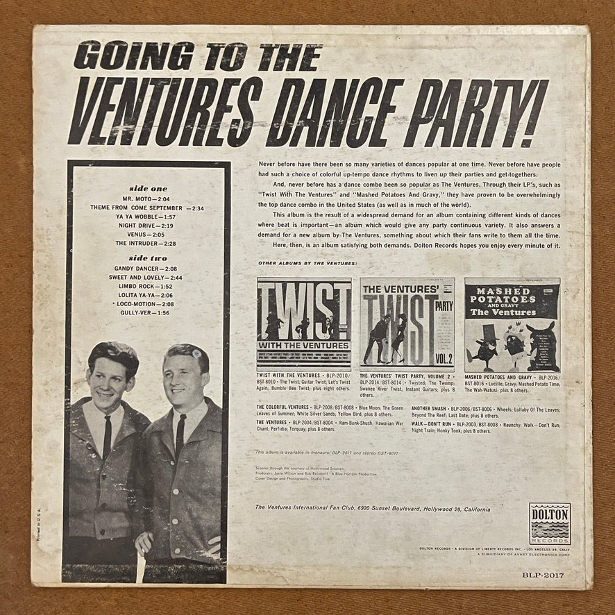 The Ventures 'Going to The Venture's Dance Party!' Vinyl - BLP-2017