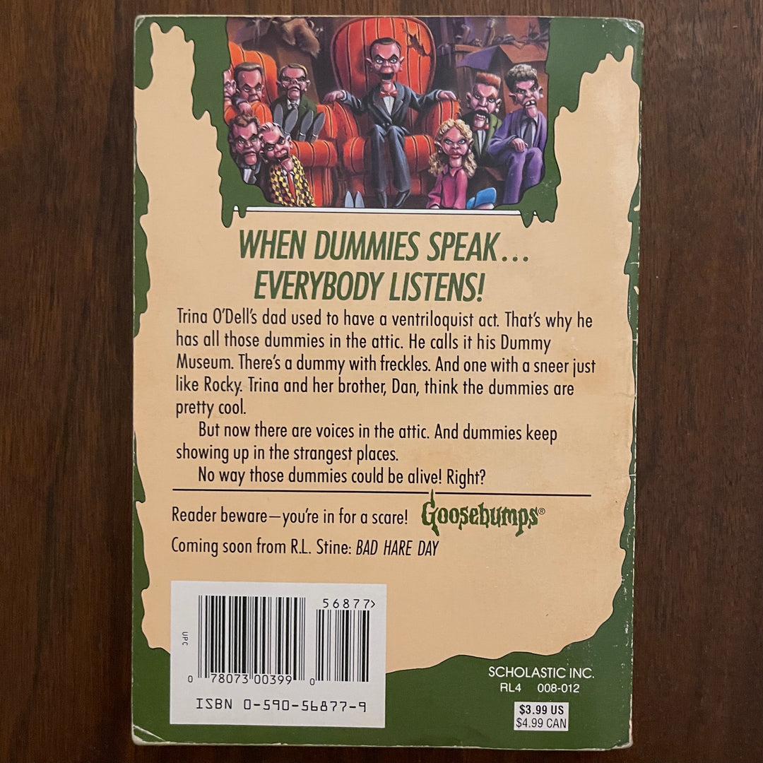 Goosebumps #40 ‘Night of the Living Dummy 3'; R.L. Stine - 1996 1E1P
