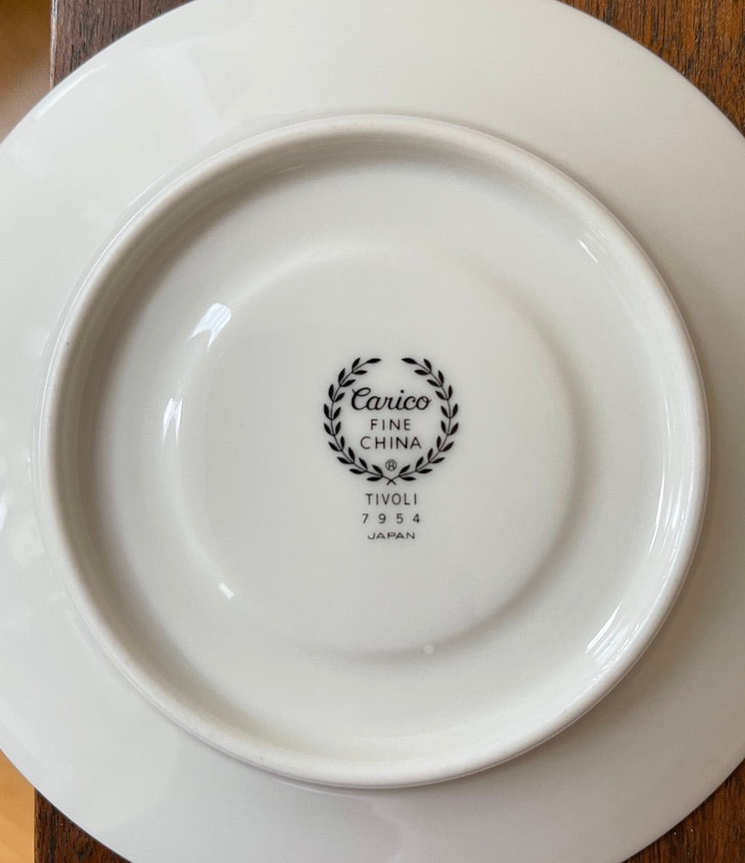 Dinner Plate, TIVOLI Pattern by Carico