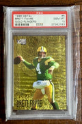 1996 Fleer Metal Gold Fingers Brett Favre #5 PSA 10 - Packers HOF SP Insert