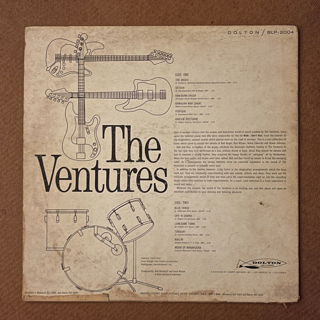 The Ventures 'The Ventures' Vinyl, BLP-2004 | DOLTON Records