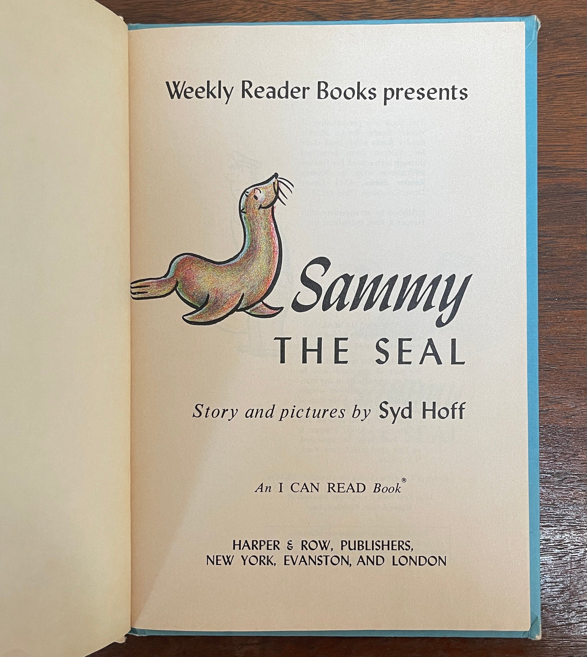 Syd Hoff, «Sammy la foca», Tapa dura, 1959 - 1E
