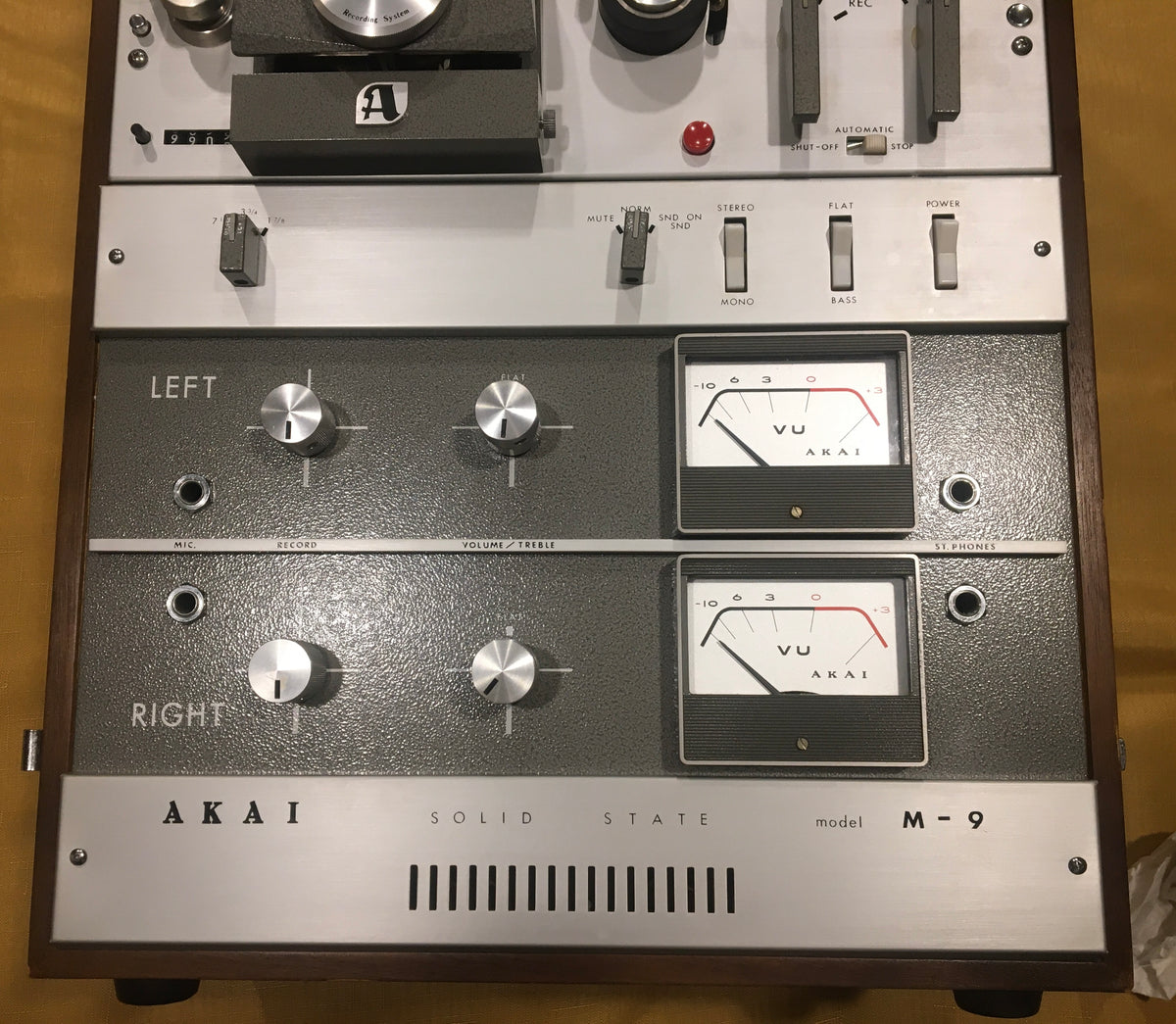 AKAI M-9 Solid Slate Reel-to-Reel Tape Player - 1960s