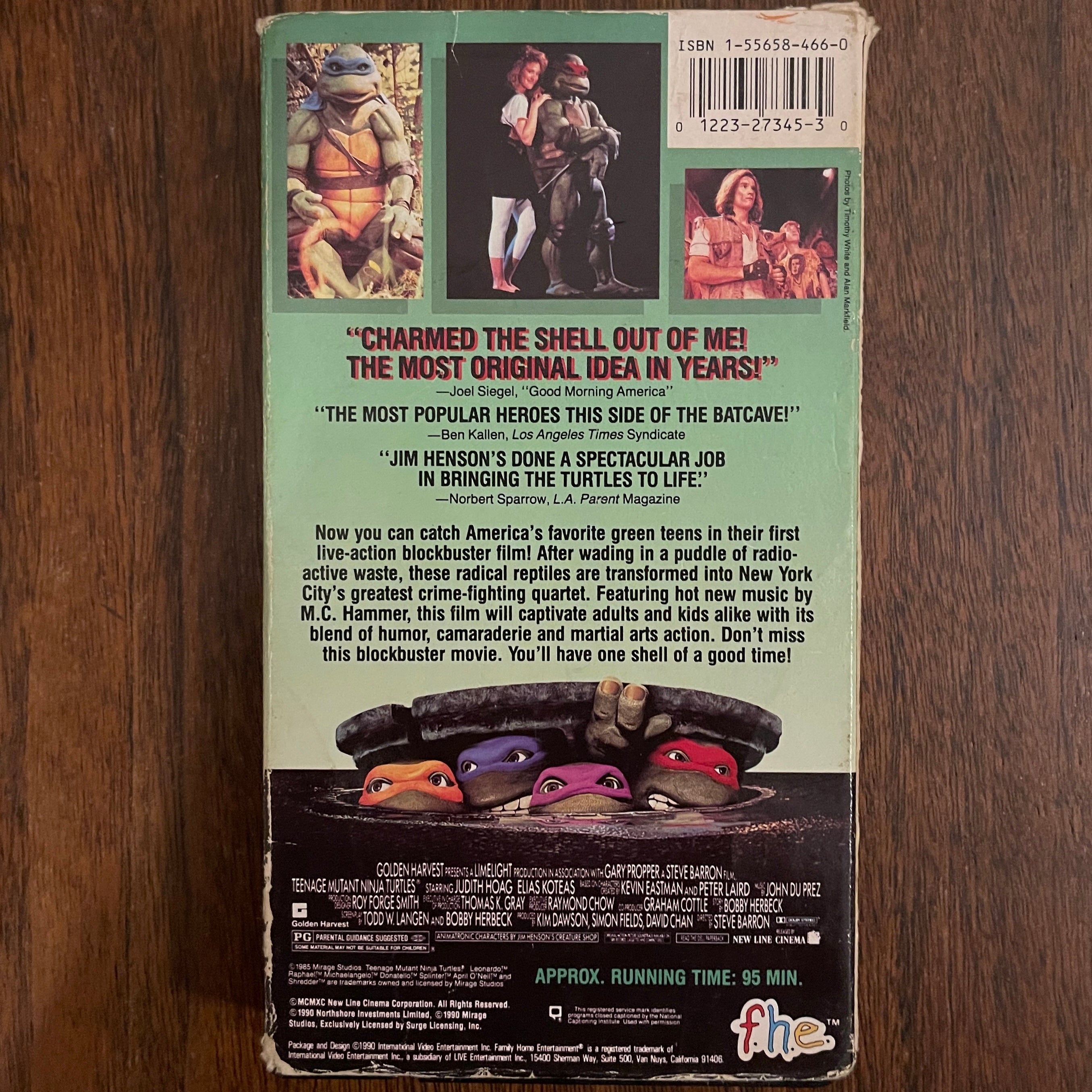 'Teenage Mutant Ninja Turtles' VHS Cassette - 1990