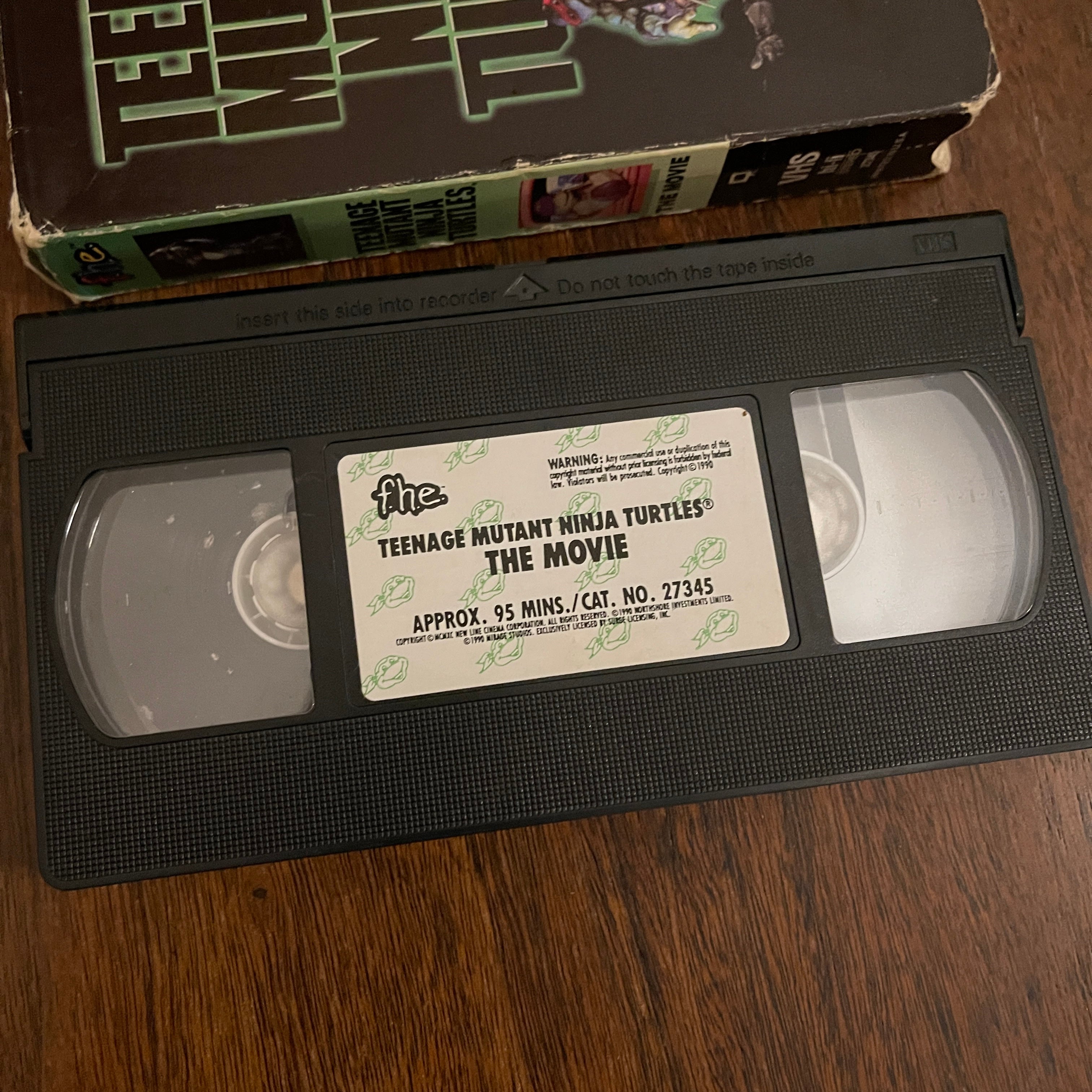 'Teenage Mutant Ninja Turtles' VHS Cassette - 1990