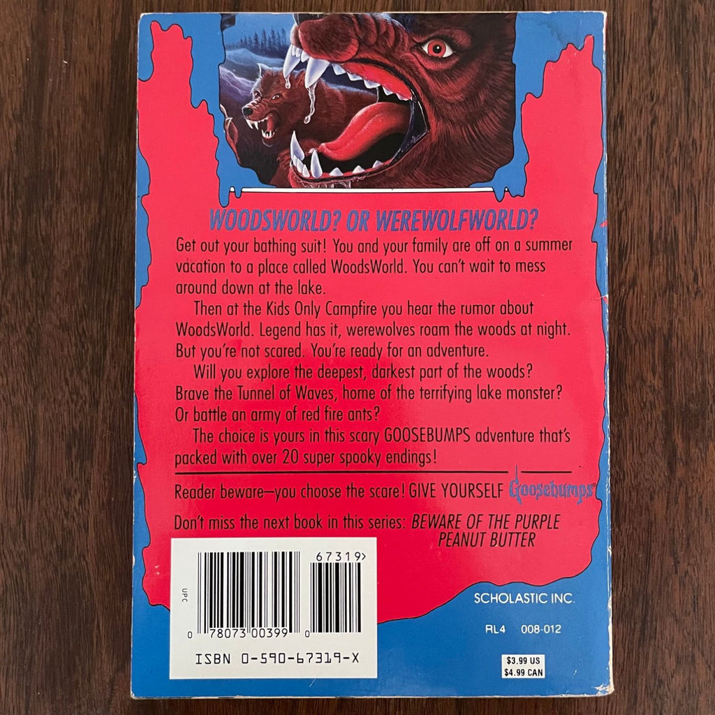 Give Yourself Goosebumps #5 'Night in Werewolf Woods'; R.L. Stine