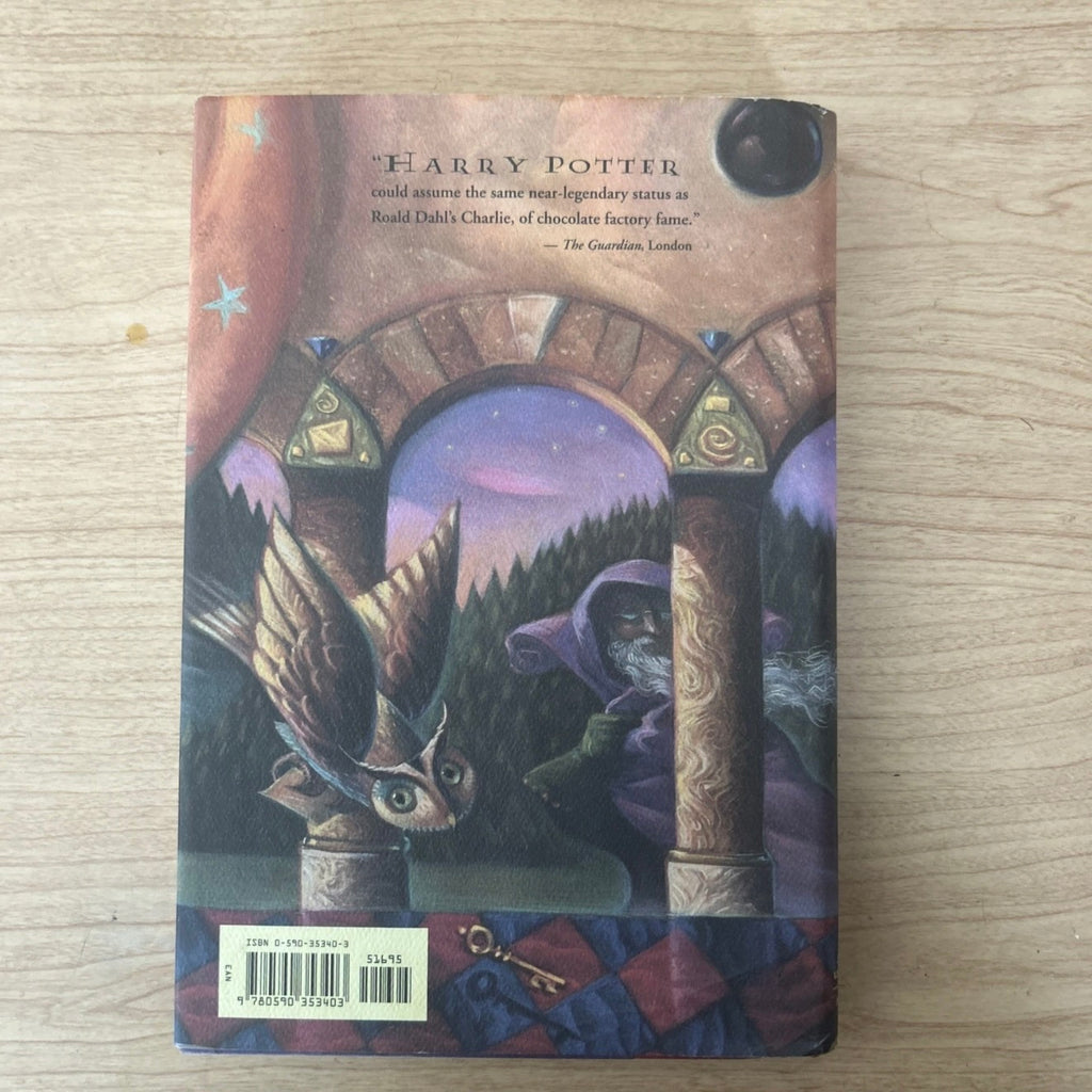 JK Rowling 'Harry Potter and the Sorcerer's Stone' 1st Print/1st US Ed/ HC - 1998