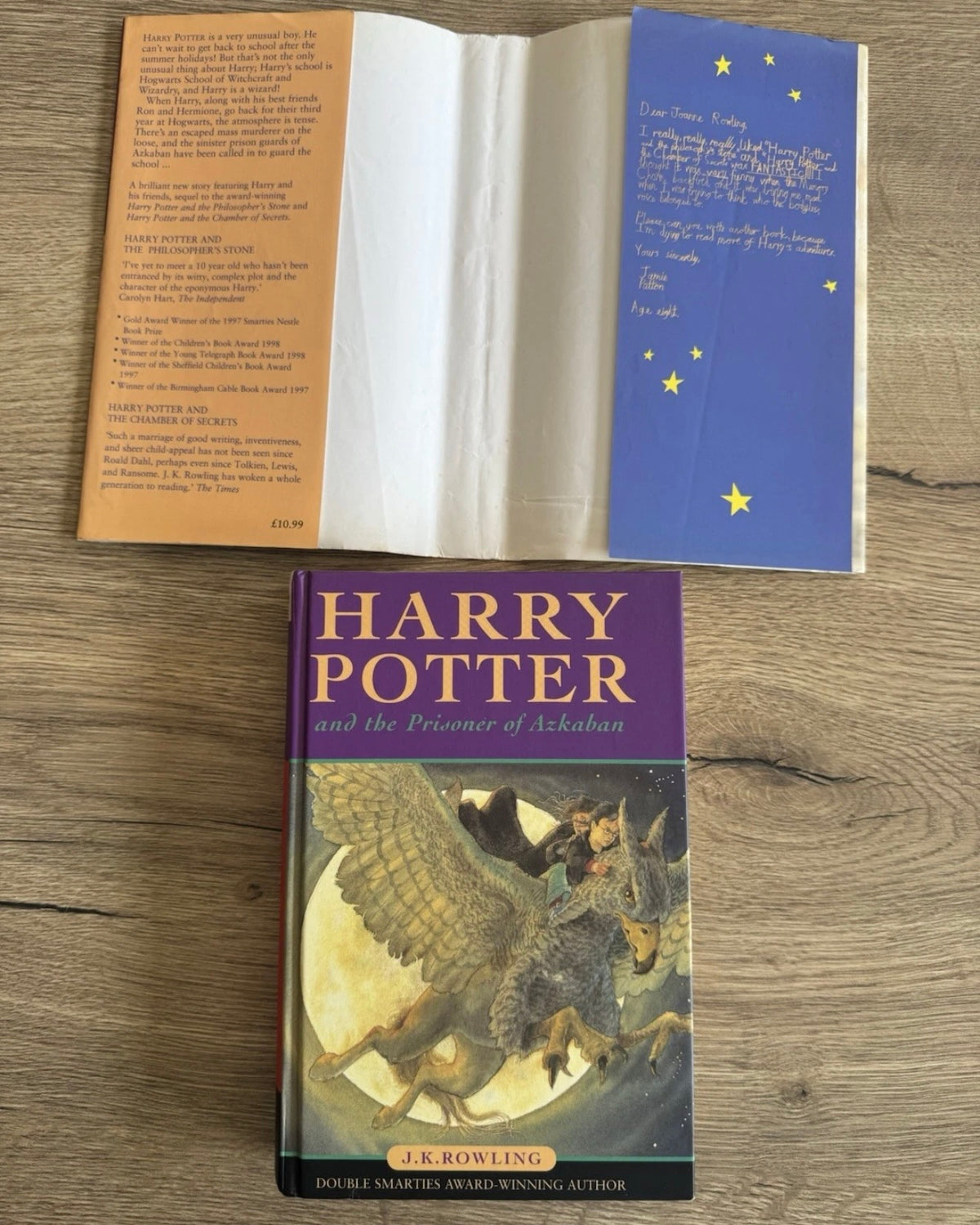 JK Rowling 'Harry Potter and the Prisoner of Azkaban' UK 1st Edition/1st Print; HC 1999