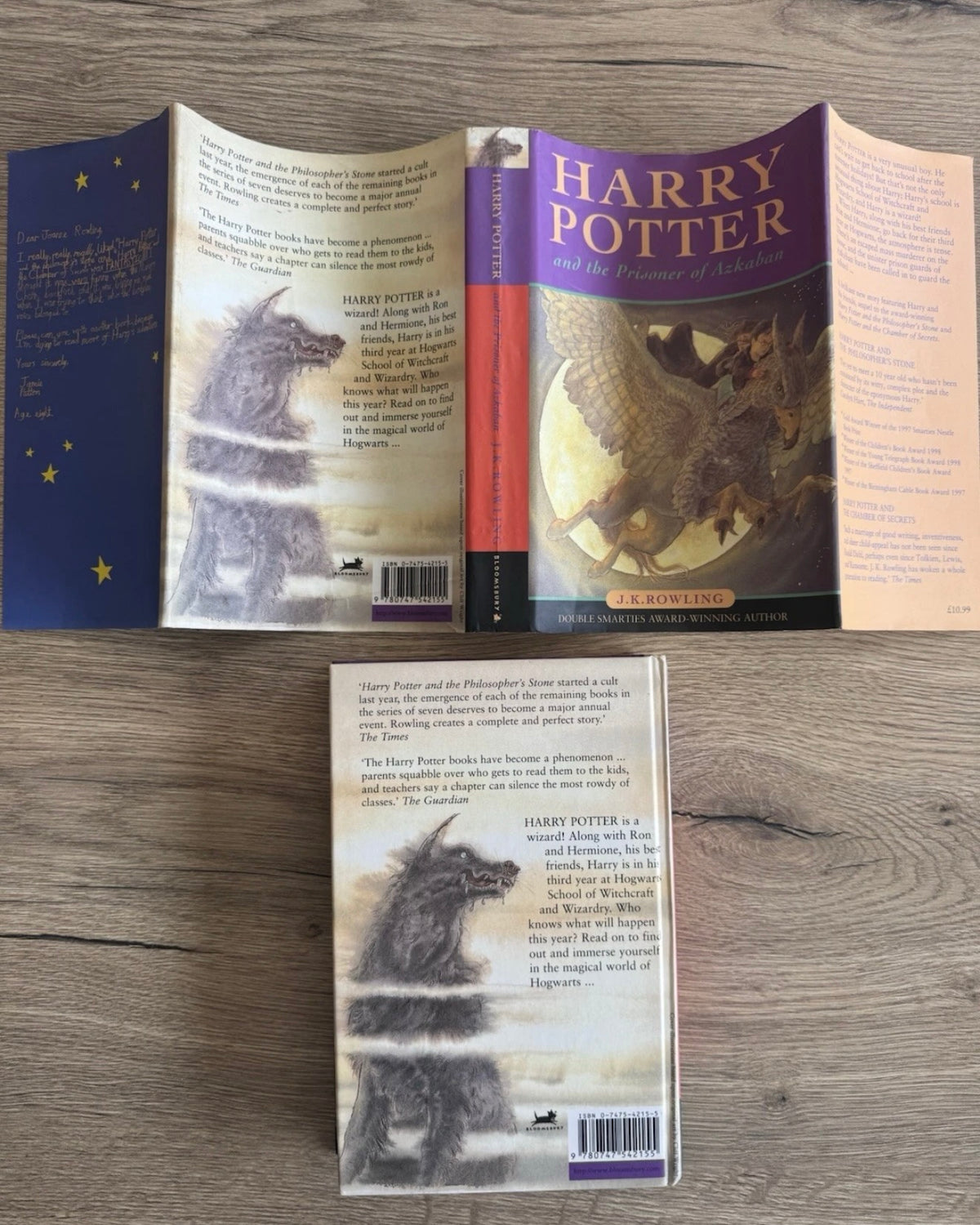 JK Rowling 'Harry Potter and the Prisoner of Azkaban' UK 1st Edition/1st Print; HC 1999