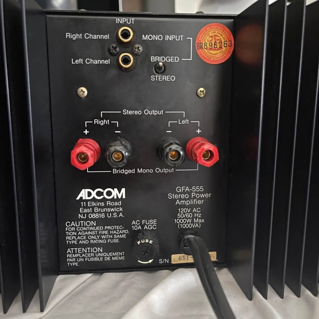 ADCOM GFA-555 Stereo Power Amplifier - Black
