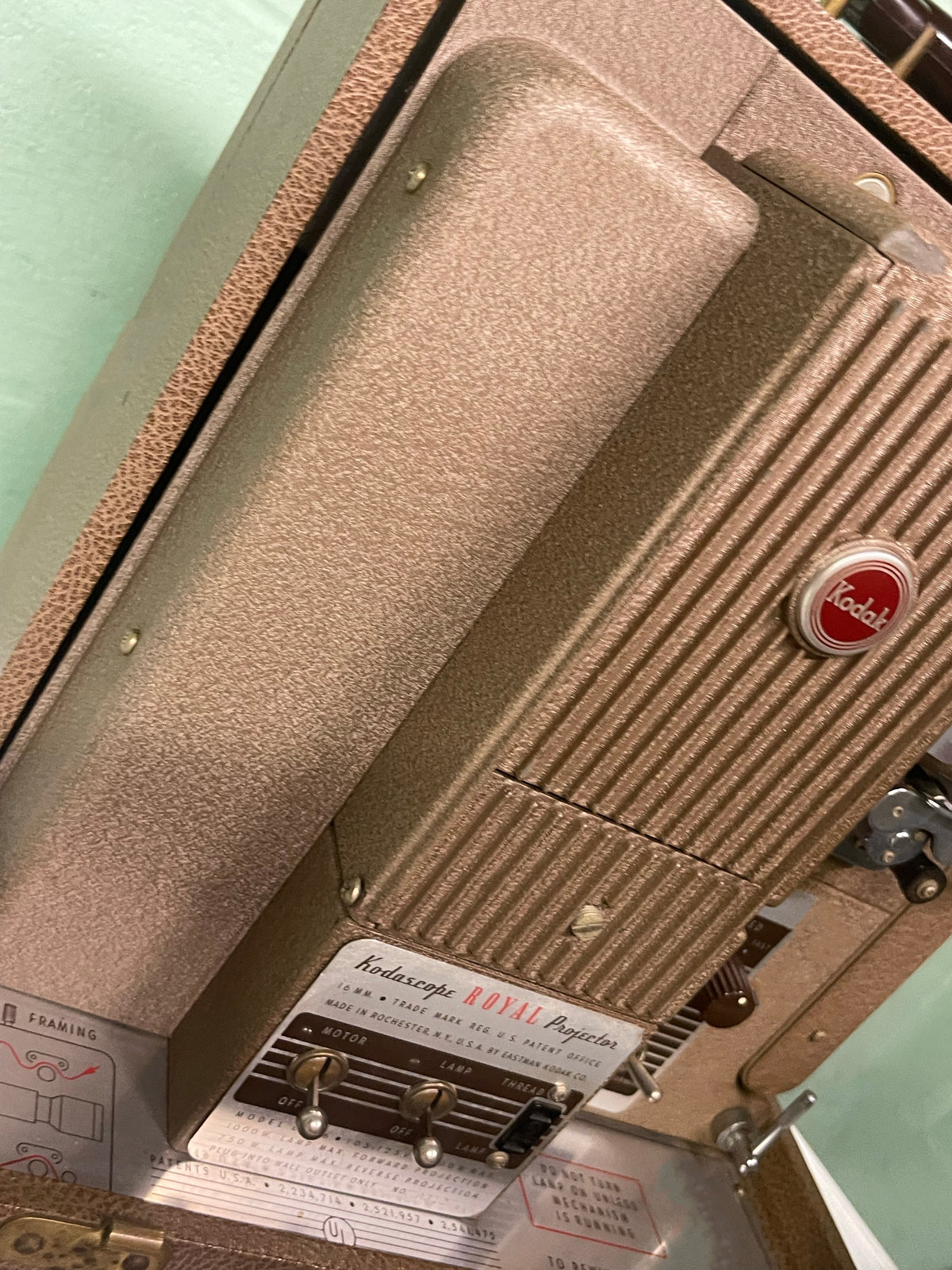 Eastman Kodak Kodascope Royal 16Mm Projector; 1955