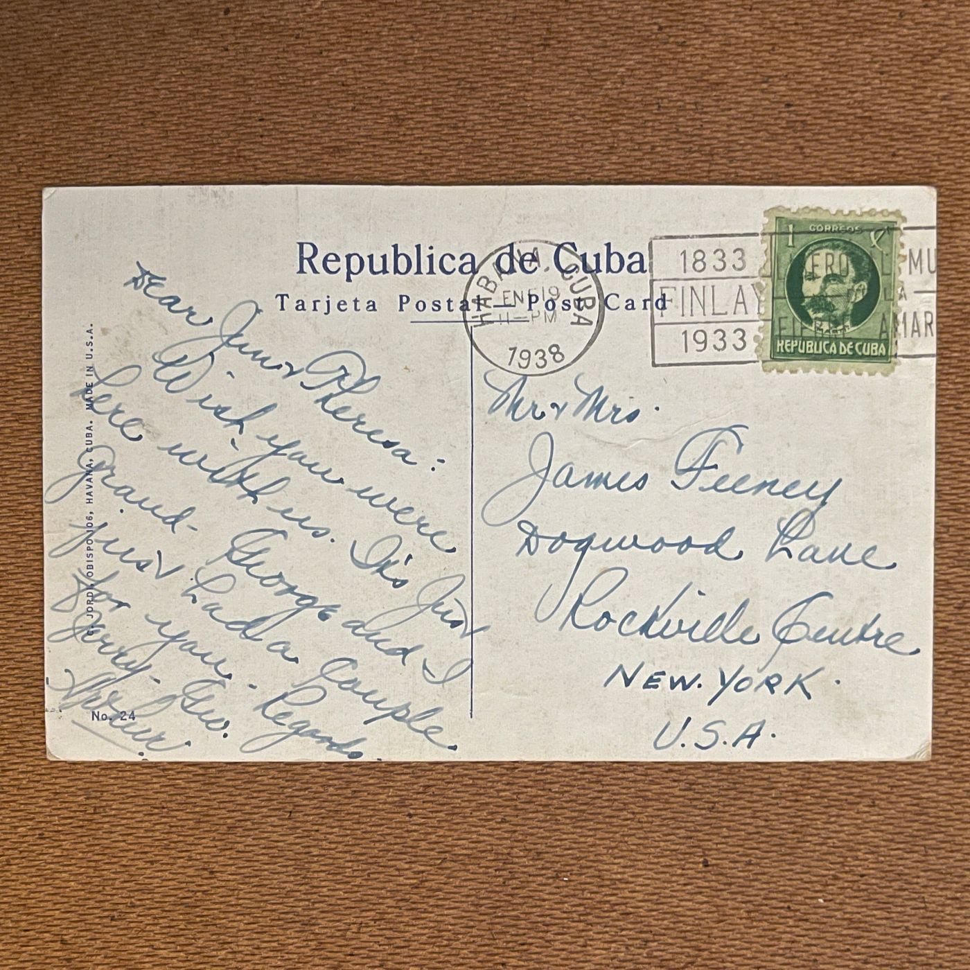 'Castillo del Morro, Habana Cuba' Tarjeta postal; MPCo | MPCo.