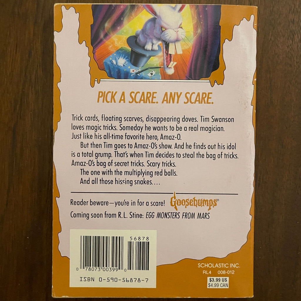 Goosebumps #41 ‘Bad Hare Day’; R.L. Stine - 1996 1E1P