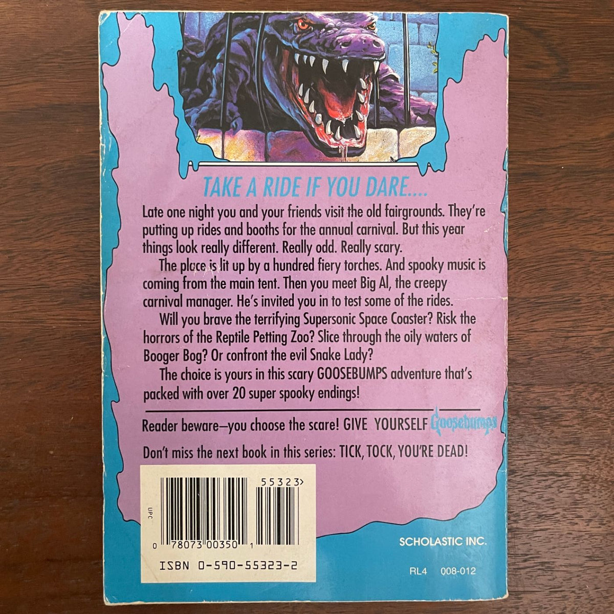Give Yourself Goosebumps #1 ‘Escape from the Carnival of Horrors'