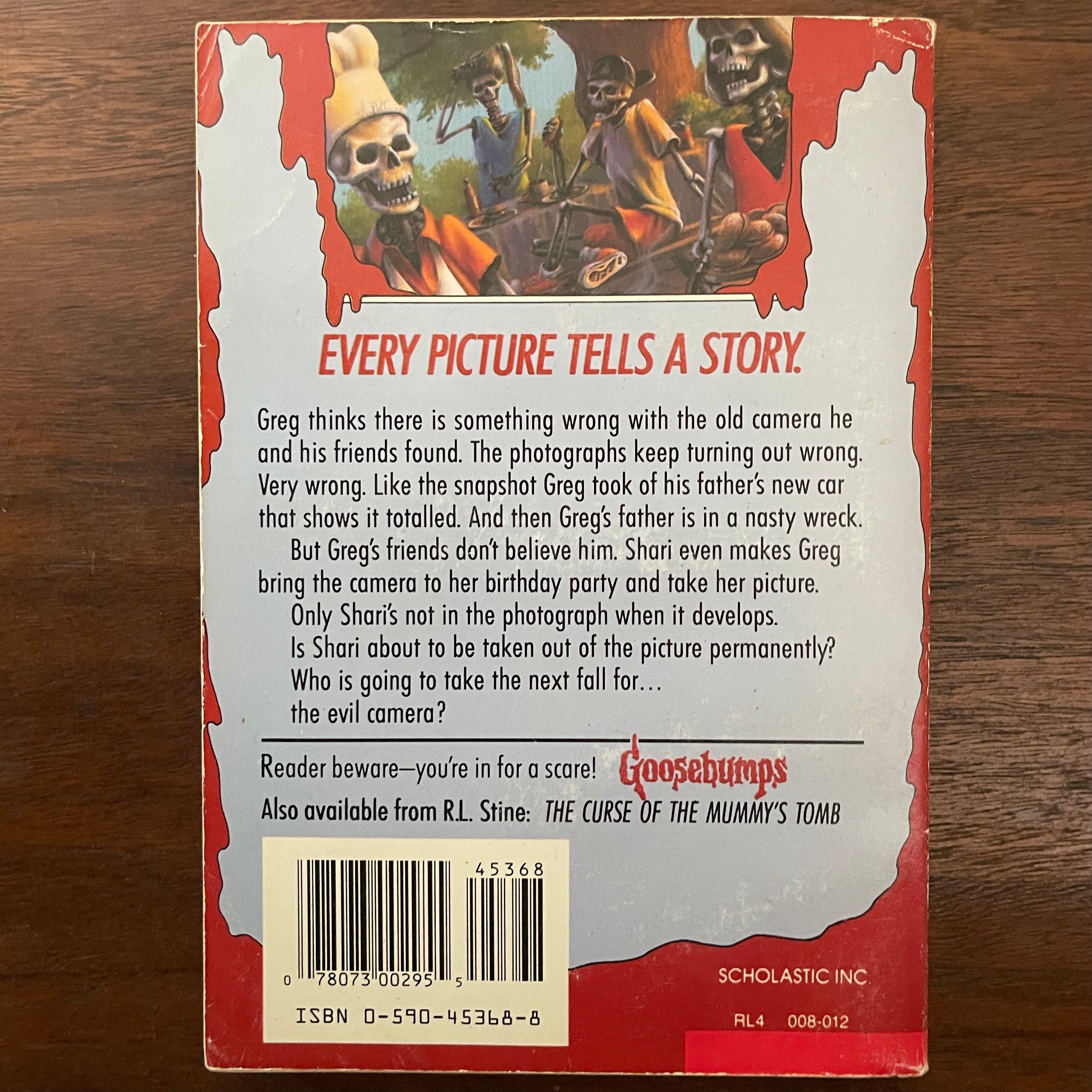 Goosebumps #04 ‘Say Cheese and Die!’; R.L. Stine, 1992 - 1E