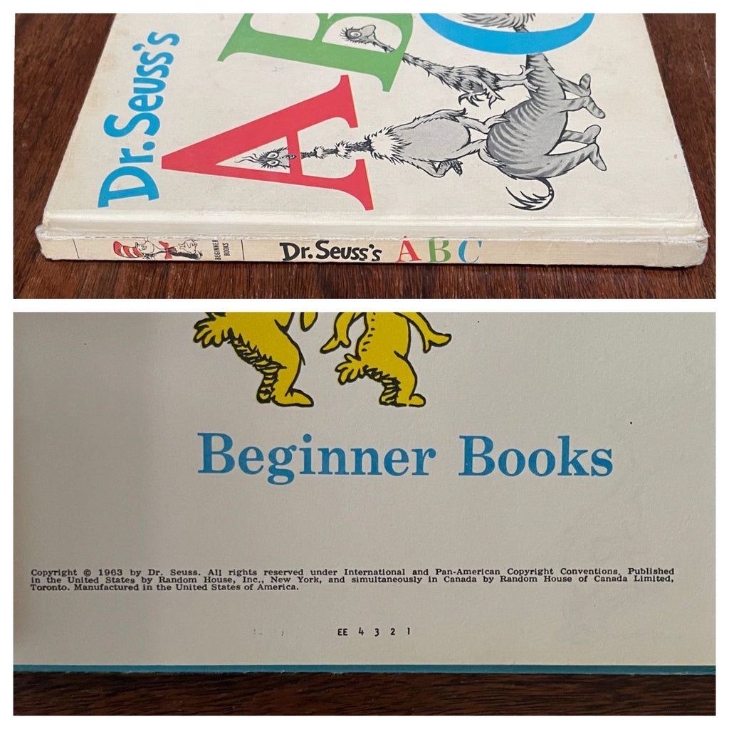 'Dr. Seuss's ABC' by Dr. Seuss; Hardcover | Random House- 1E1F