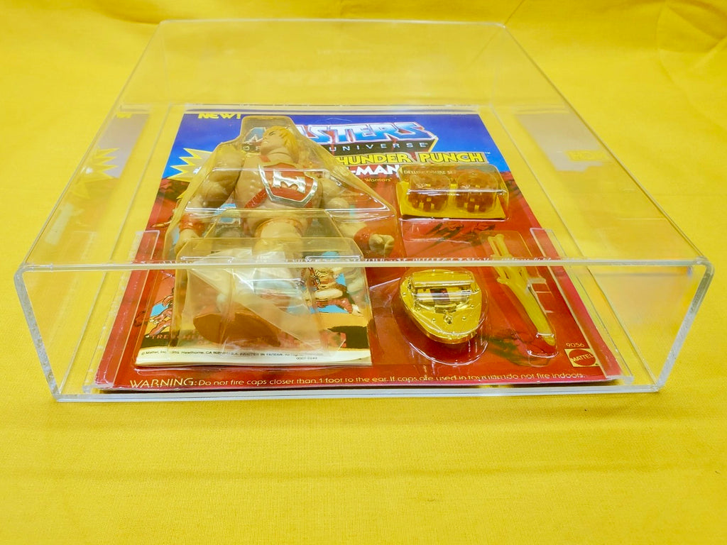 Figurine articulée Thunder Punch Musclor MOTU de 1985 – Neuve, scellée, sans trou d'accroche