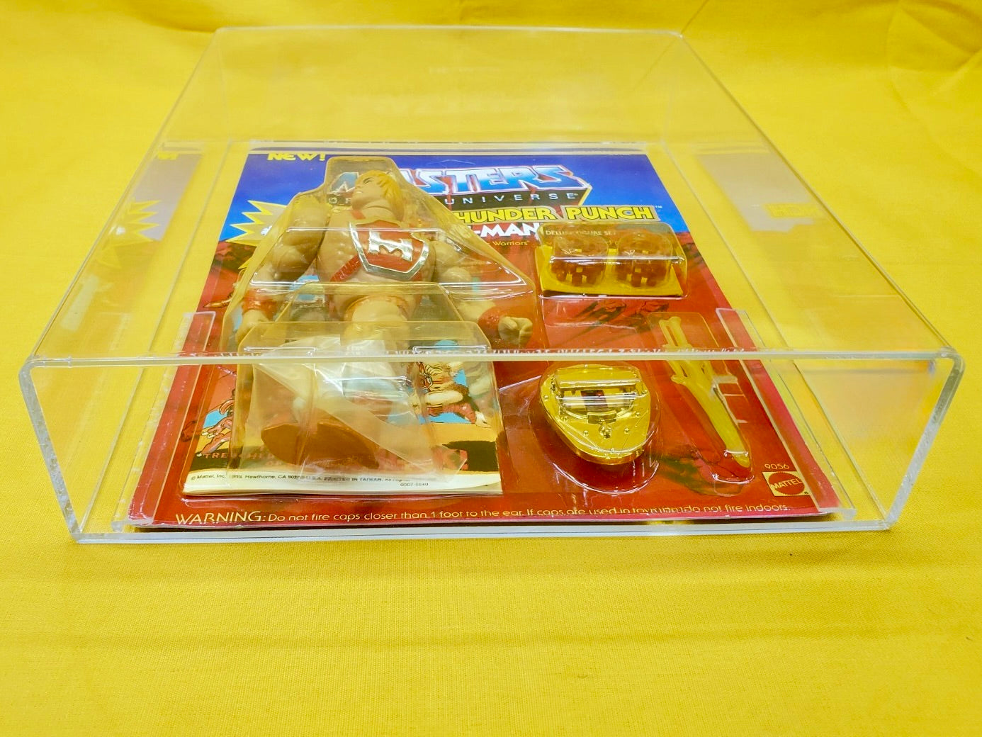 Figurine articulée Thunder Punch Musclor MOTU de 1985 – Neuve, scellée, sans trou d'accroche