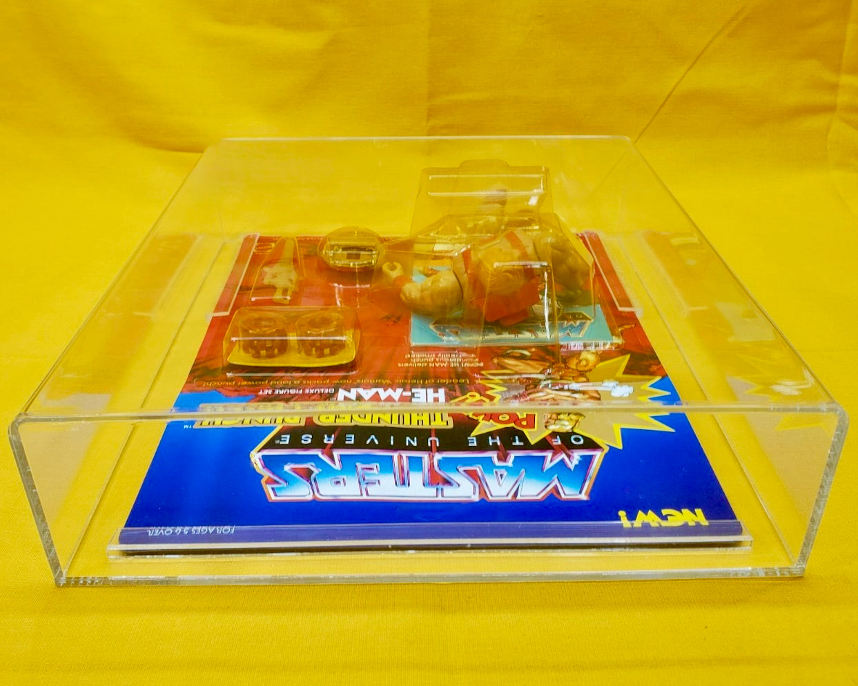 Figurine articulée Thunder Punch Musclor MOTU de 1985 – Neuve, scellée, sans trou d'accroche